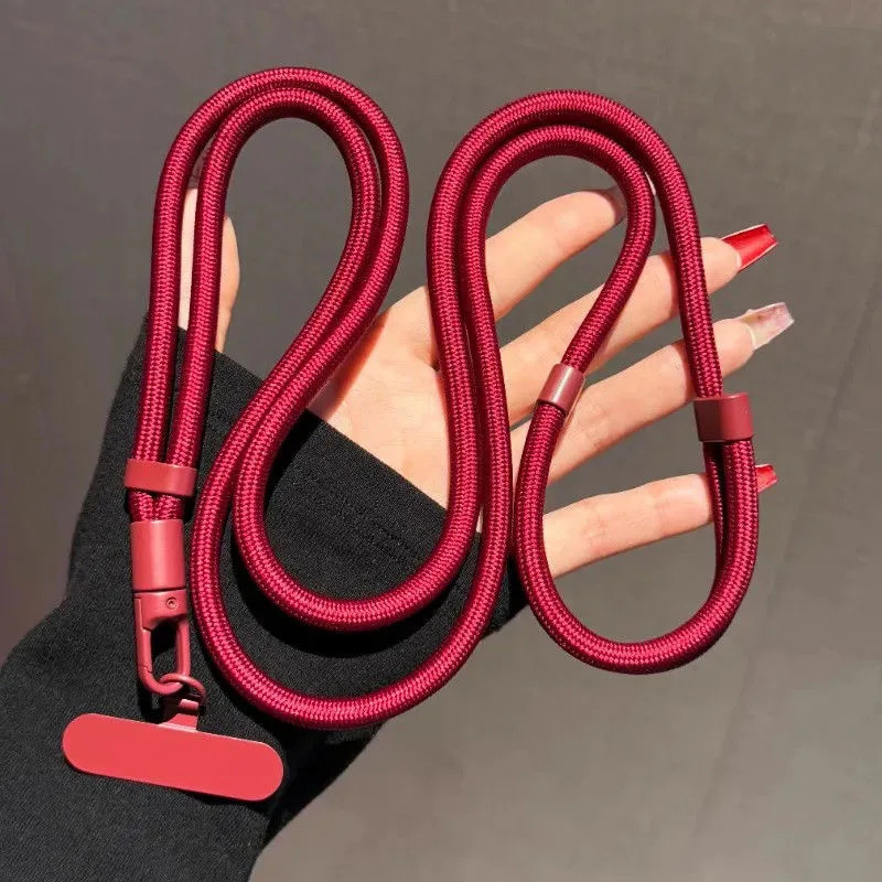Cordão ajustável para celular/alça de pulso transversal/alça de pescoço universal, com cordão retrátil, adequado para sm