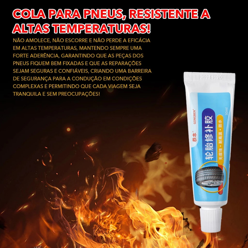 Cola Para Reparo De Pneus Líquido Forte Colas De Borracha Preta Macia Resistente Ao Desgaste Não Corrosiva Adesivo