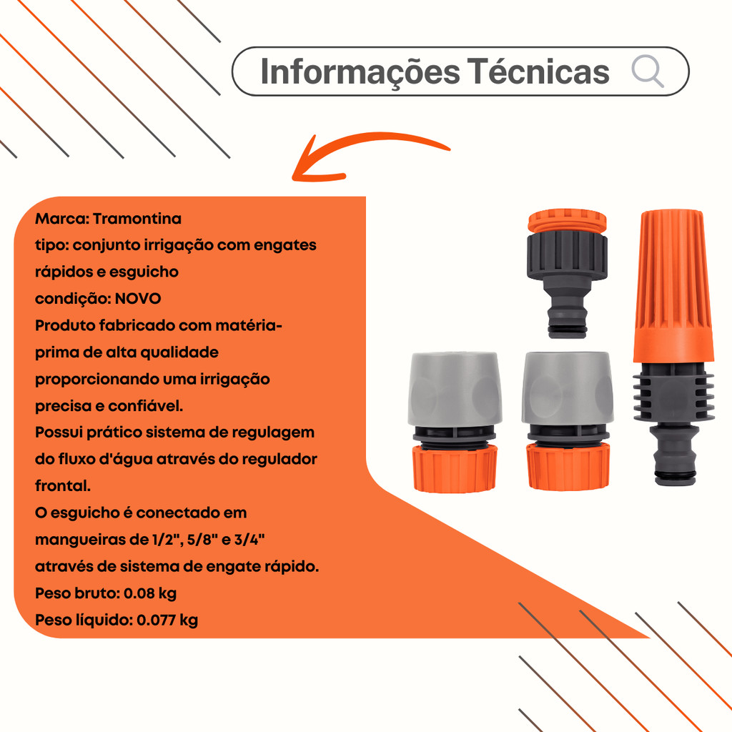Kit Irrigação Tramontina - Esguicho E Acessórios · foto 2