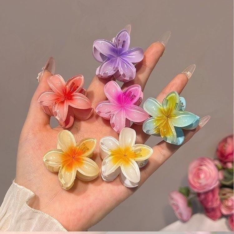 Kits 12/24/36/48 Peças do 4/8cm Grampos/Piranhas Cabelo Flor de Feriado de Praia