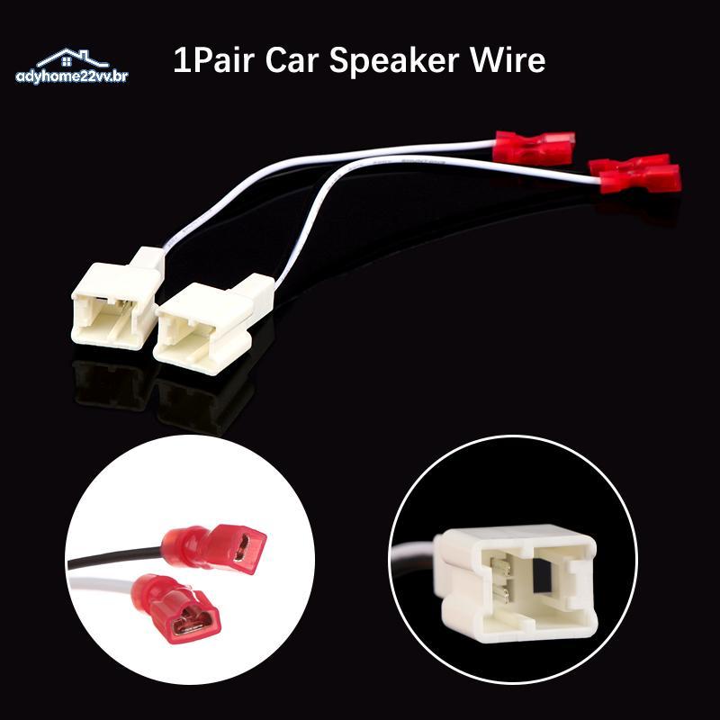 adyhome22vv 1 Par De Tweeter Para Carro , Alto-Falante Frontal , Chicote De Fios , Adaptador , Cabo De Fiação Série br