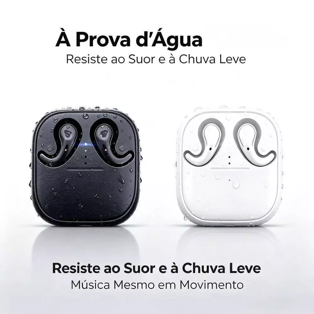Fones de ouvido intra-auriculares sem fio com Bluetooth, modo de hibernação, compactos e portáteis T-70