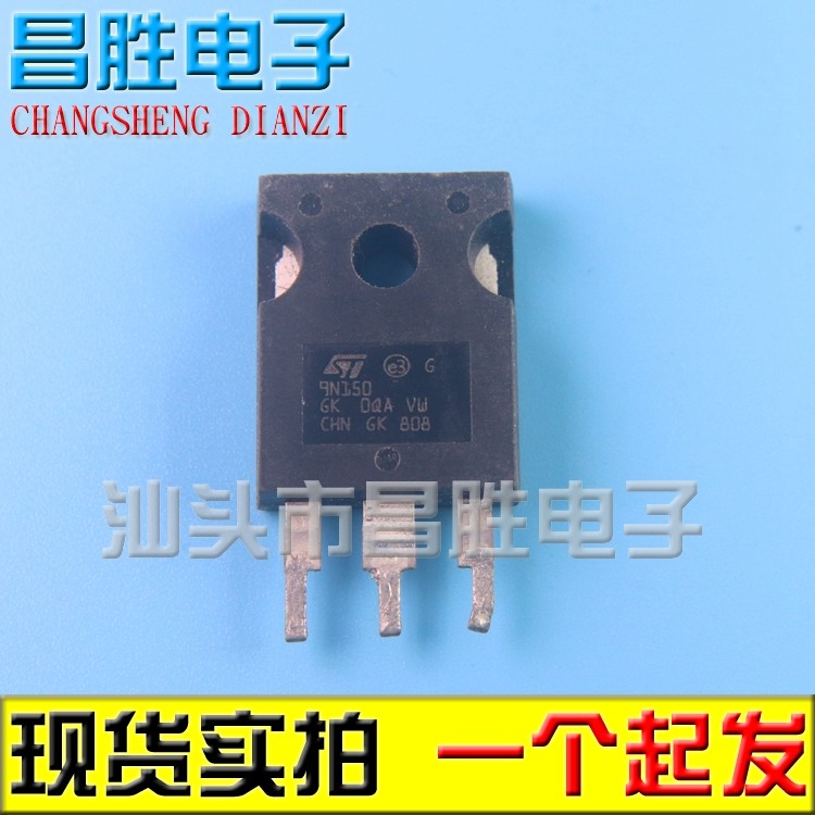 Importado novo/desmontagem STW9N150 9N150 W9N150 MOS tubo de efeito de campo 9A1500V