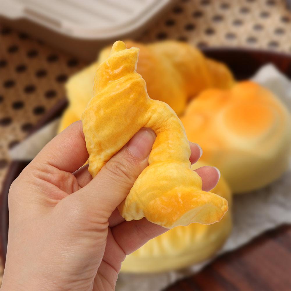 Bola Sensorial Da Inquietação , Brinquedo Mole Pegajoso Do Croissant Pitada Lento Grosso Recuperação Lenta Relaxamento M