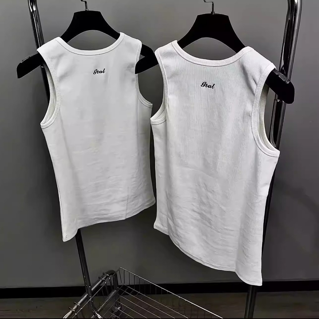 Americano Casual esportes Fitness estiramento colete masculino grosso rosqueado verão cor sólida camisa de fundo sem man