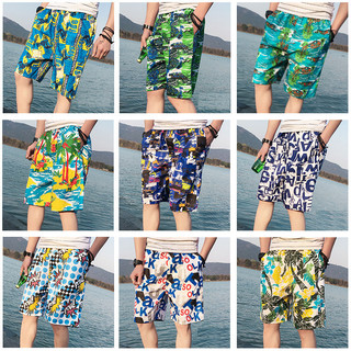 Casal usar verão novo estilo calças de casal calças de praia feminino tamanho grande solto coreano calças casuais Shorts