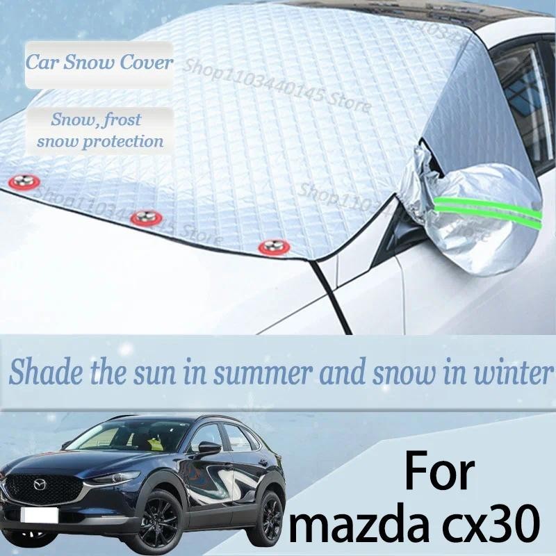 Para mazda cx30 Carro Neve Pára-Brisas , Geada , Poeira E Viseira UV , Roupas De Inverno , Magnético Grosso
