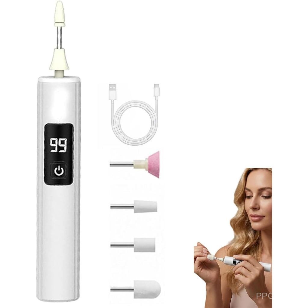Lixadeira de Unhas Elétrica, Lixadeira de Unhas Elétrica Sem Fio, Kit de Lixadeira de Unhas Elétrica Recarregável com Di