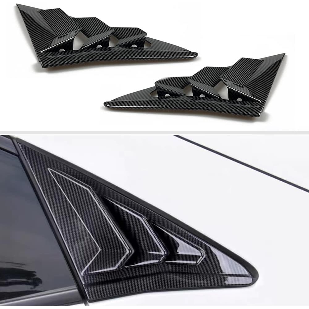 Para Honda 10a Geração Civic 2016-2021 Grelha Da Janela Lateral Traseira Decorar Capa De Ventilação De Ar Cortinas De Co