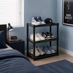 Estante Prateleira Modular Multiuso Organizadora Plástico Reforçado 3 Andares - Promoção