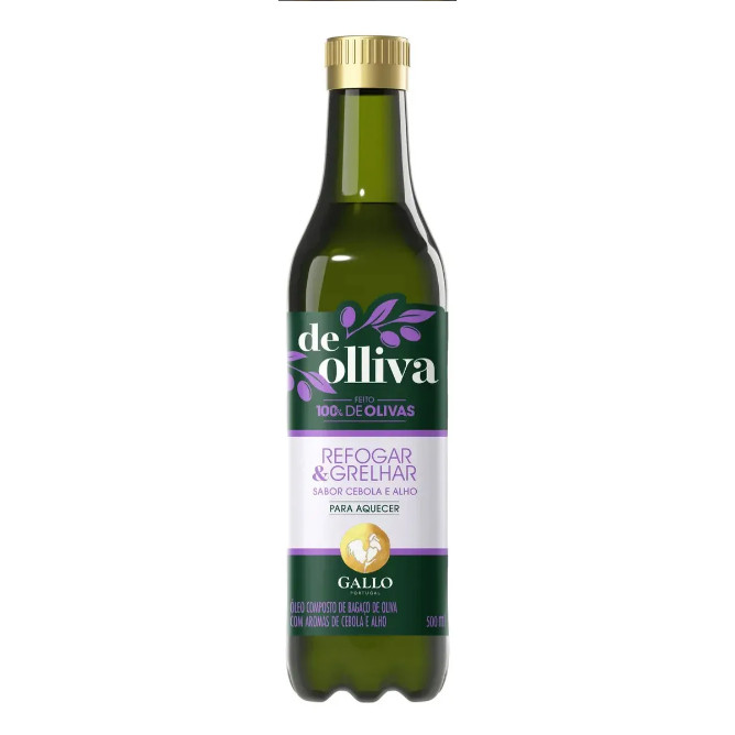 AZEITE 100 OLIVA CEBOLA GALLO 500ML