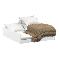 Cama 3 em 1 Matrix Solteiro com Bicama Bibox Auxiliar Retrátil - AV