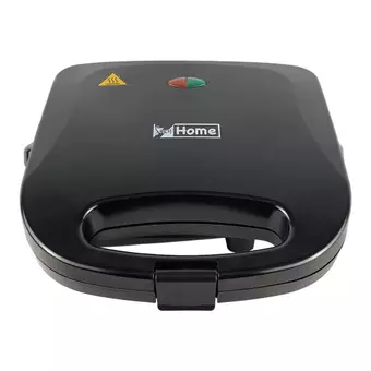 Sanduicheira Grill Antiaderente Preta 750W SAN004 - Seven Home