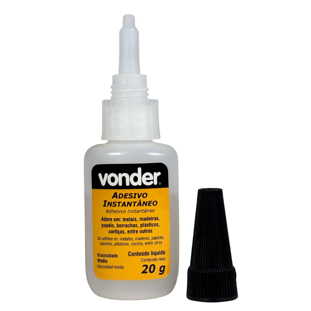 Cola Instantânea Adesivo 20G - Vonder — imagem 2 de 2