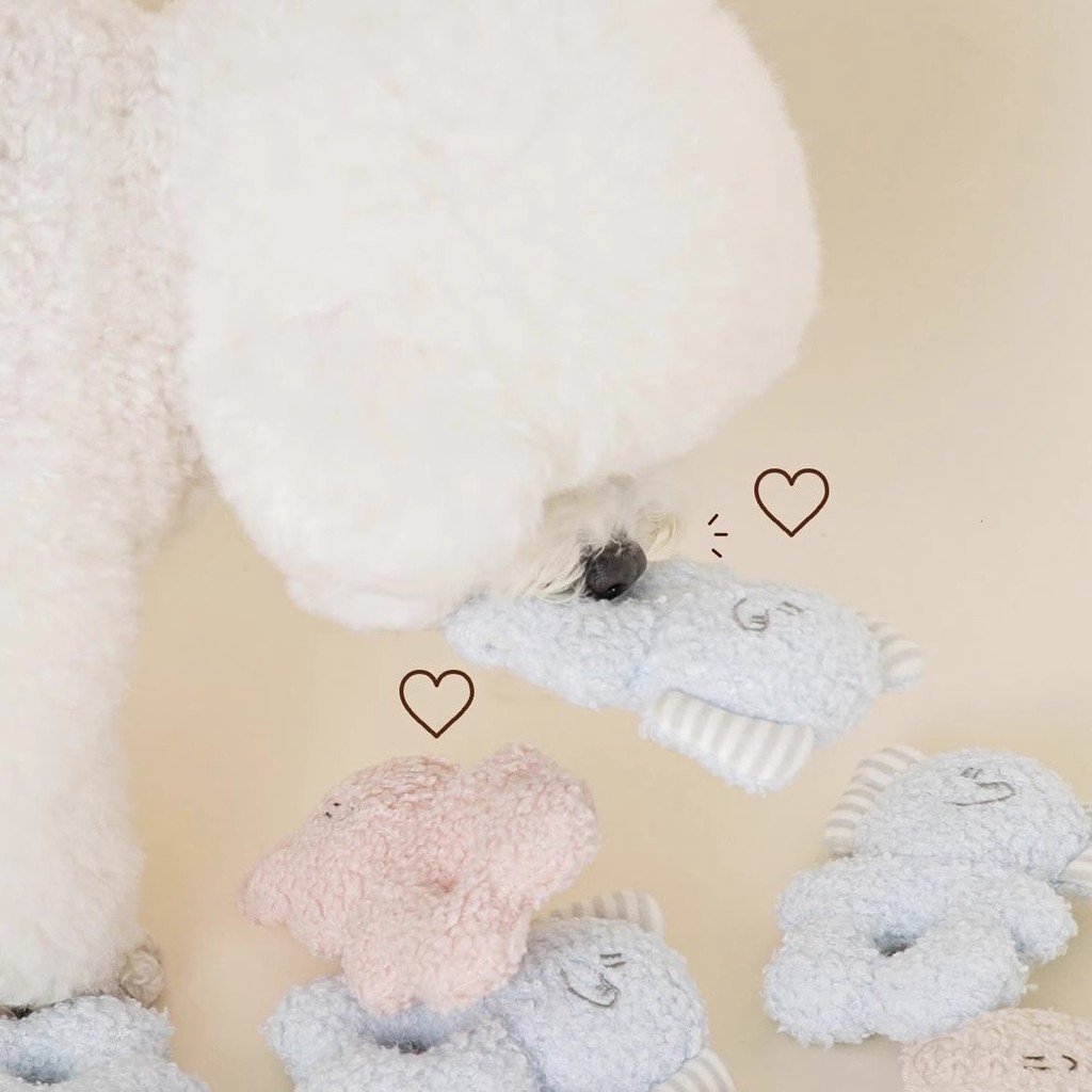 Brinquedos para cães acompanham ins novo estilo versão coreana brinquedos para animais de estimação mastigando som Teddy