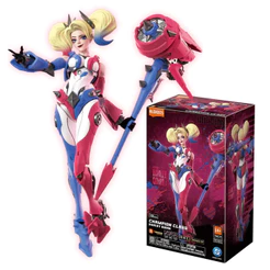 Boneco Articulado Montável Blokees DC Harley Quinn Champion Class Colecionável Model Kit