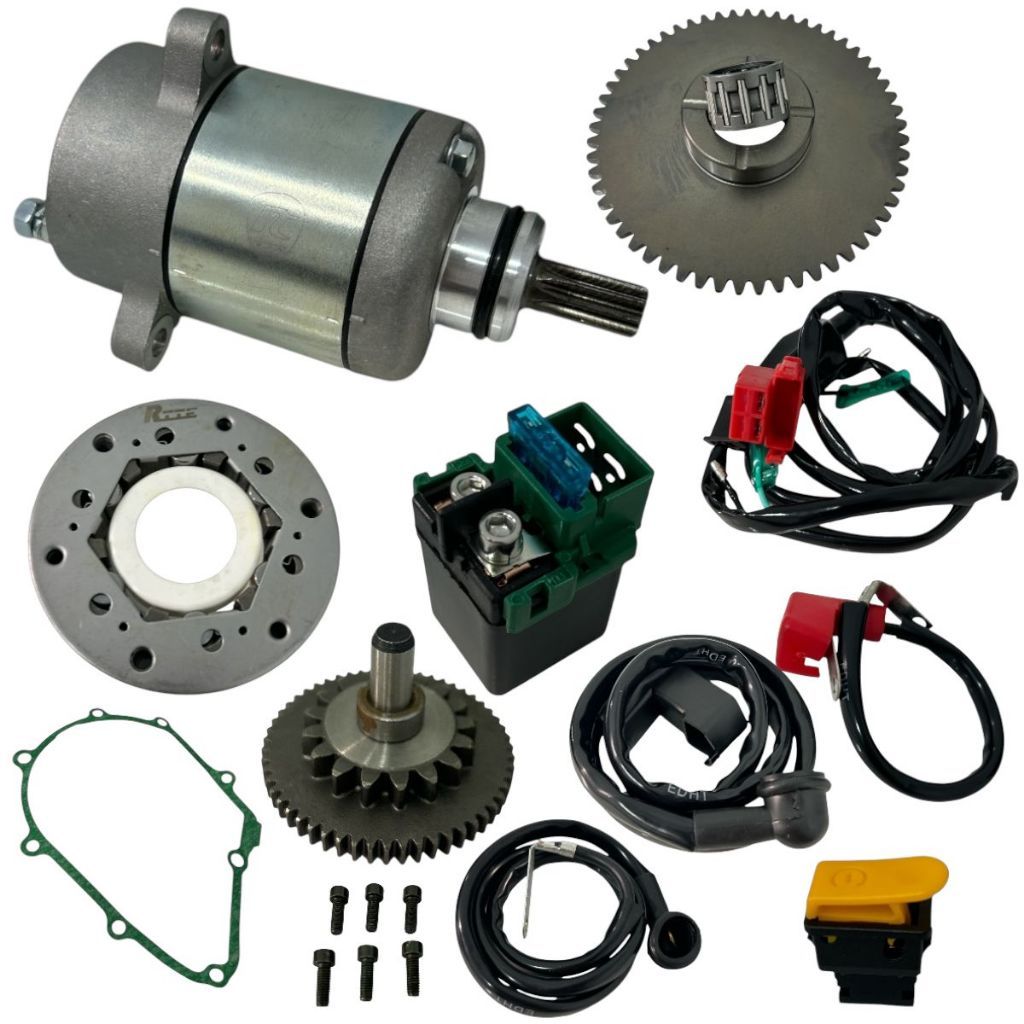 Kit Sistema De Partida Eletrica Honda Biz 125 2006 Até 2010