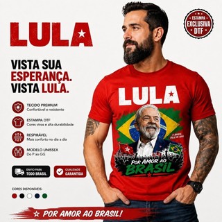 Camisa Personalizada Lula