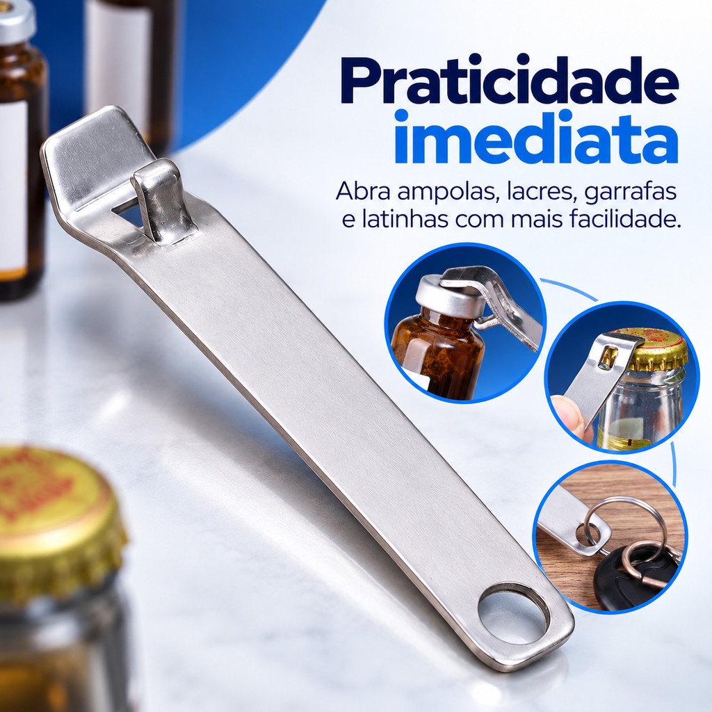 Abridor de botox Ampola Botox Bujão abridor Garrafa Latinha Abridor De Toxina — imagem 2 de 2