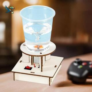 1 Conjunto DIY Brinquedos Científicos Elétricos Fabricante De Redemoinho De Água Quebra-Cabeça De Madeira Novidade Exper