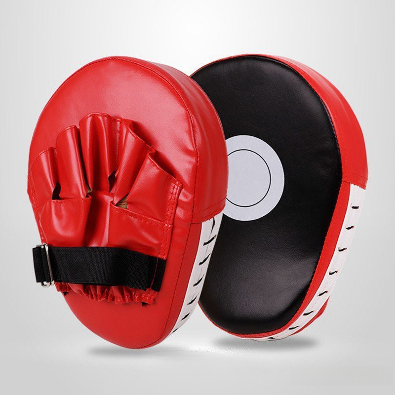 1 Pçs  Kick Luvas De Boxe Almofada De Perfuração Saco Alvo Masculino MMA PU Karate Muay Thai Luta Livre Sanda Equ
