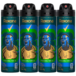 Kit Desodorante Aerosol Rexona Xtracool 150ml - 4 Unidades