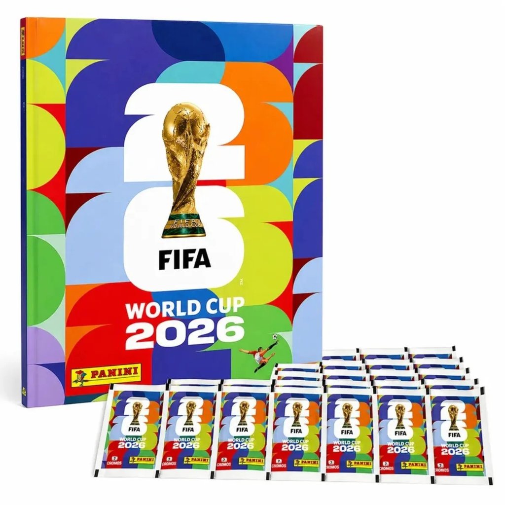 Kit Album Capa Mole Copa Do Mundo Fifa 2026 + Figurinhas