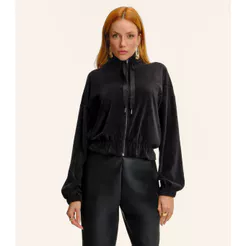 Jaqueta Endless Plush Feminina Preto