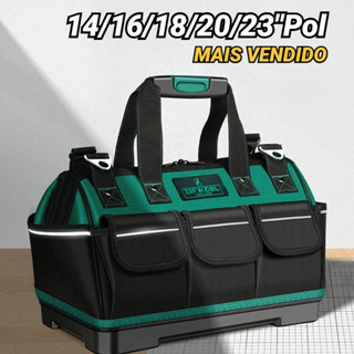 Caixa de Ferramentas Profissional 14/16/18/20/23 Polegadas - Bolsa de Armazenamento Multiuso para Ferramentas em Oferta na Shopee