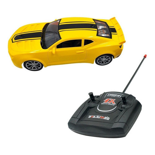 Carrinho De Controle Remoto Camaro Amarelo Inmetro Anatel em Oferta na Shopee