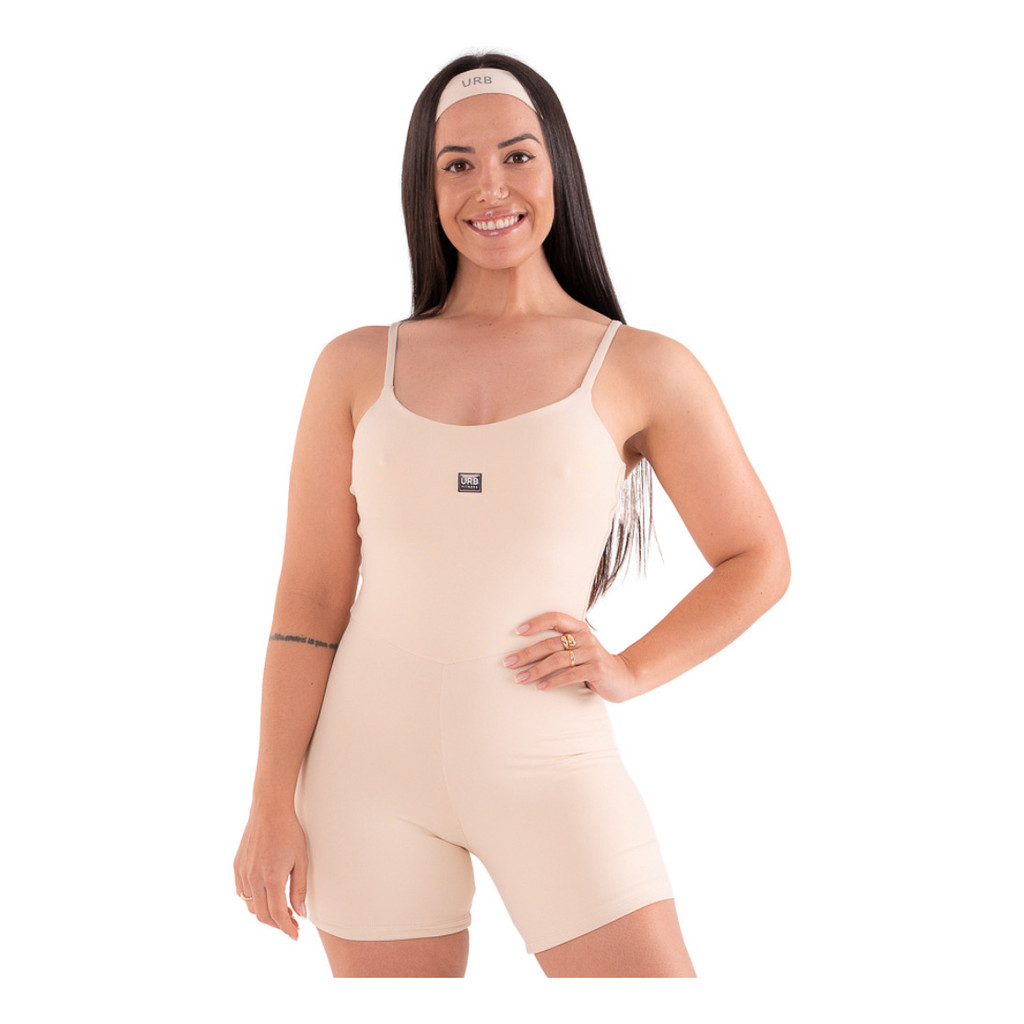 Macaquinho Fitness Para Academia Liso Curto 0 Transparência