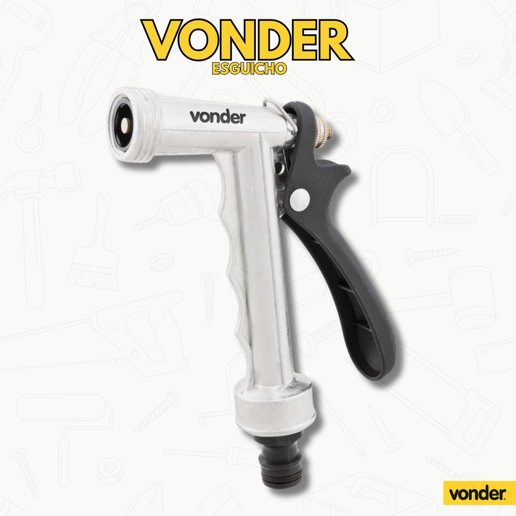 Esguicho Metálico Tipo Pistola EP 237 Jardim - VONDER