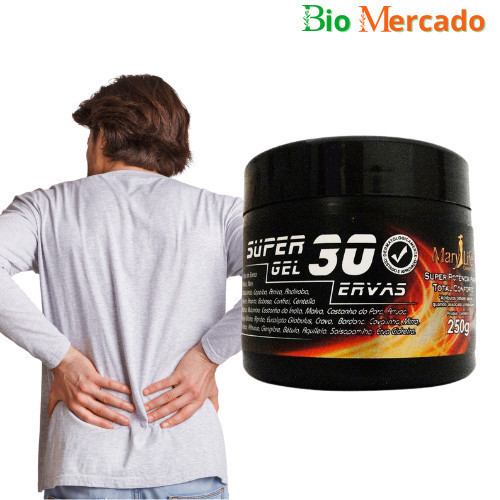 1 Super Gel 30 Ervas Mary Life Pote 250g - Original