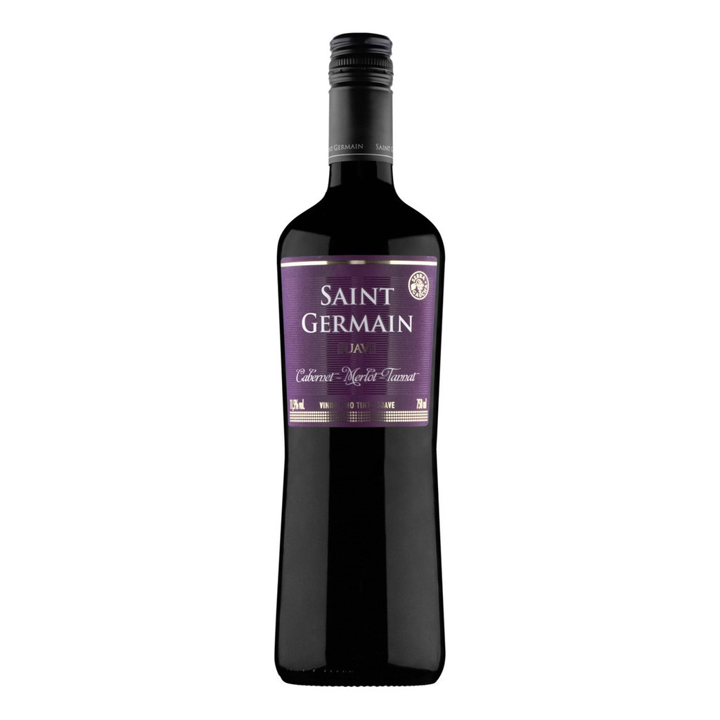 VINHO TINTO SUAVE CABERNET SAINT GERMAIN 750ML em Oferta na Shopee