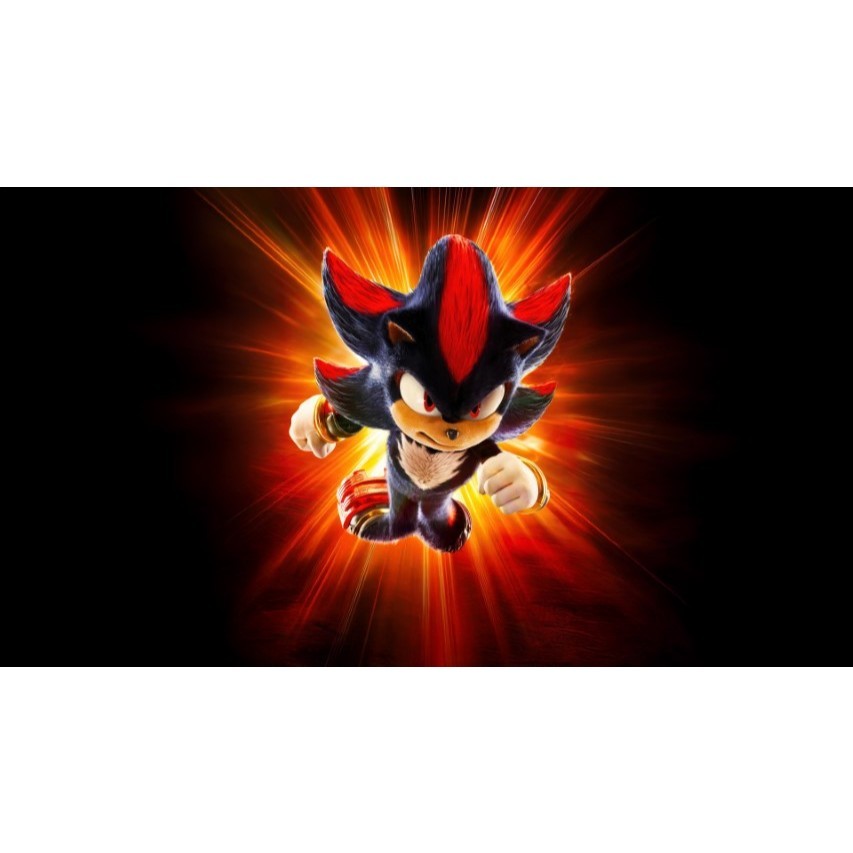 Top Painel  Sonic Shadow, fundo preto retangular de lona para decoração de festa de aniversário infantil. Várias medidas