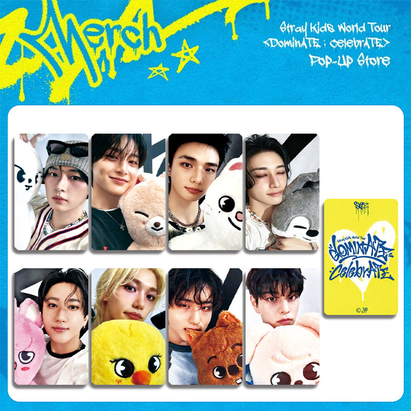 Kpop Stray Kids World Tour DominATE Celebrar Flash Venda Cartão De Quantidade Completa Edição Especial Colecionador em Oferta na Shopee