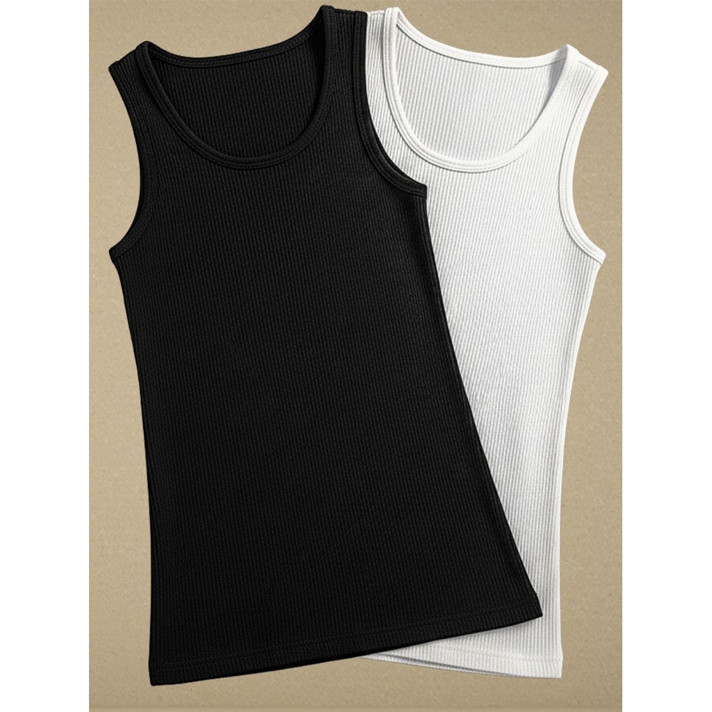 Regata Ribana Kit Unissex Modelo Americana Camiseta Canelada Academia Básica
