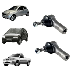 Par Terminal Direção Ford Ka 97 98 99 2000 2001 2002 2003 Direção Hidráulica e Mecânica
