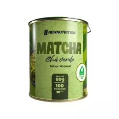 Chá Verde Matchá - 80g Natural - NewNutrition