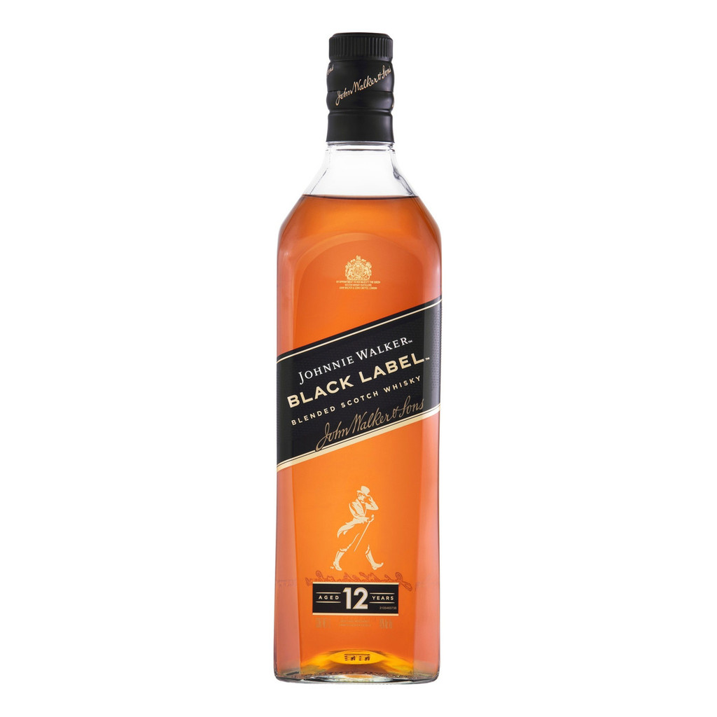WHISKY JOHNNIE WALKER BLACK LABEL 12A 1L