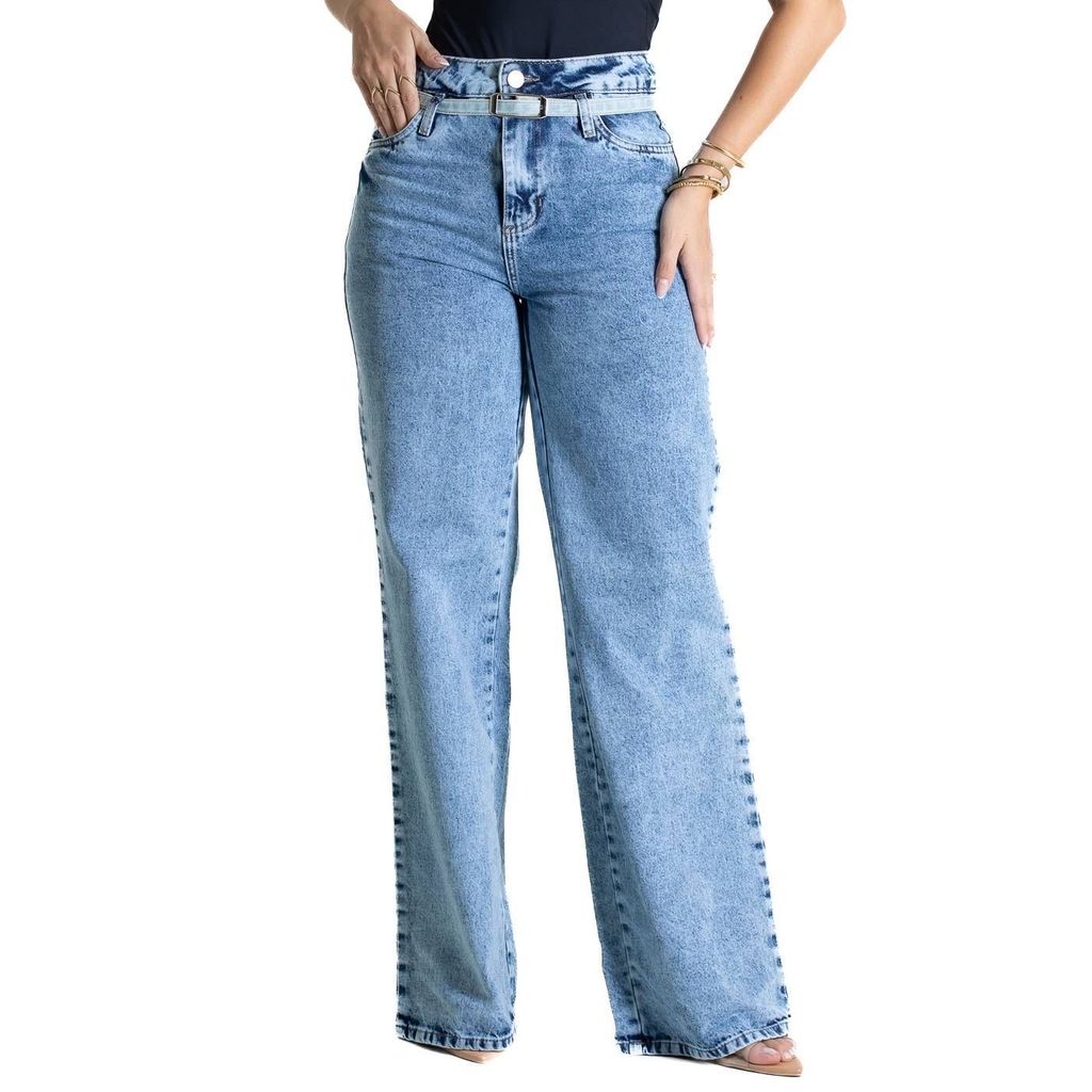 Calça Jeans Sawary Wide Leg - 281147
