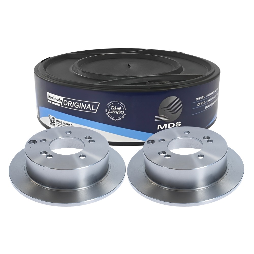 Par Disco Freio Traseiro Tucson Sportage  2.0 16v Sólido Mds em Oferta na Shopee