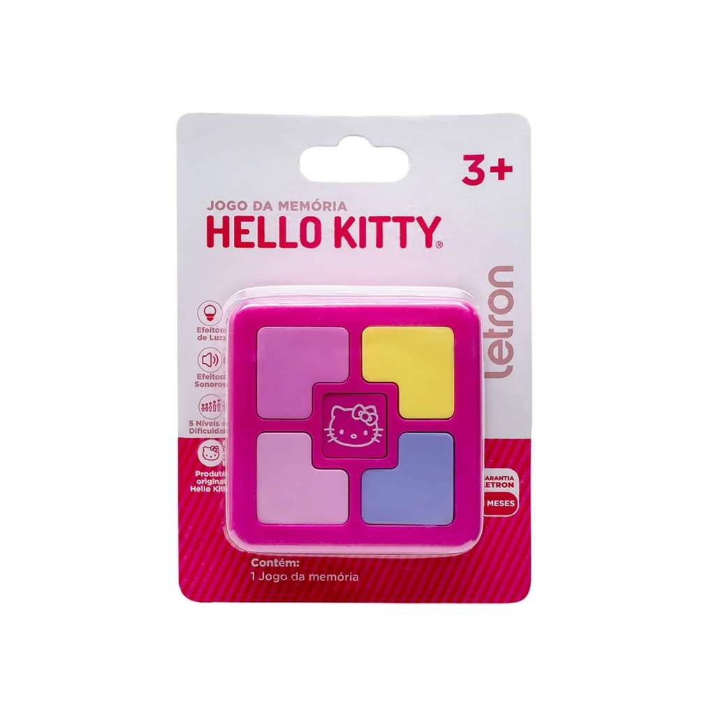 Jogo da Memória Hello Kitty Blister c/ 1 Unidade Leo&Leo Leonora - 10508