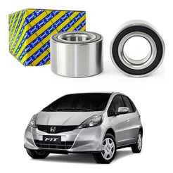 Par Rolamento Dianteiro Fit 1.4 16v 2008 A 2014