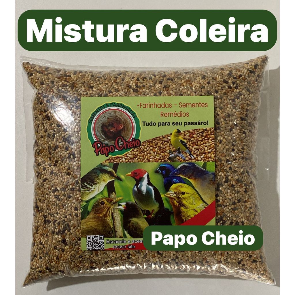 Mistura Coleira / Canário da Terra / Papacapim à granel 5kg