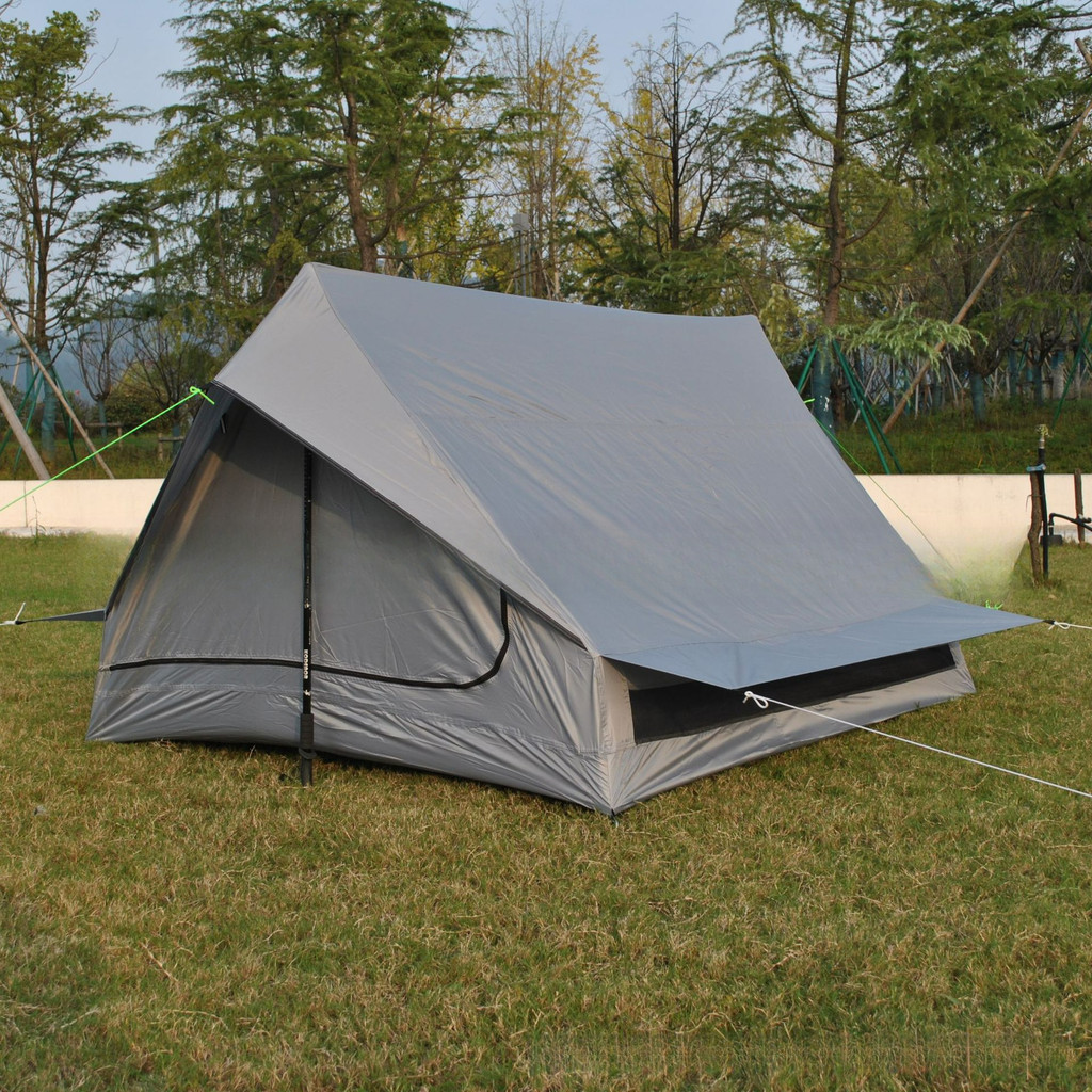 Tenda BC de cabine ultraleve de acampamento requintada ao ar livre 2 ~ 3 pessoas Tenda sem haste em forma de A