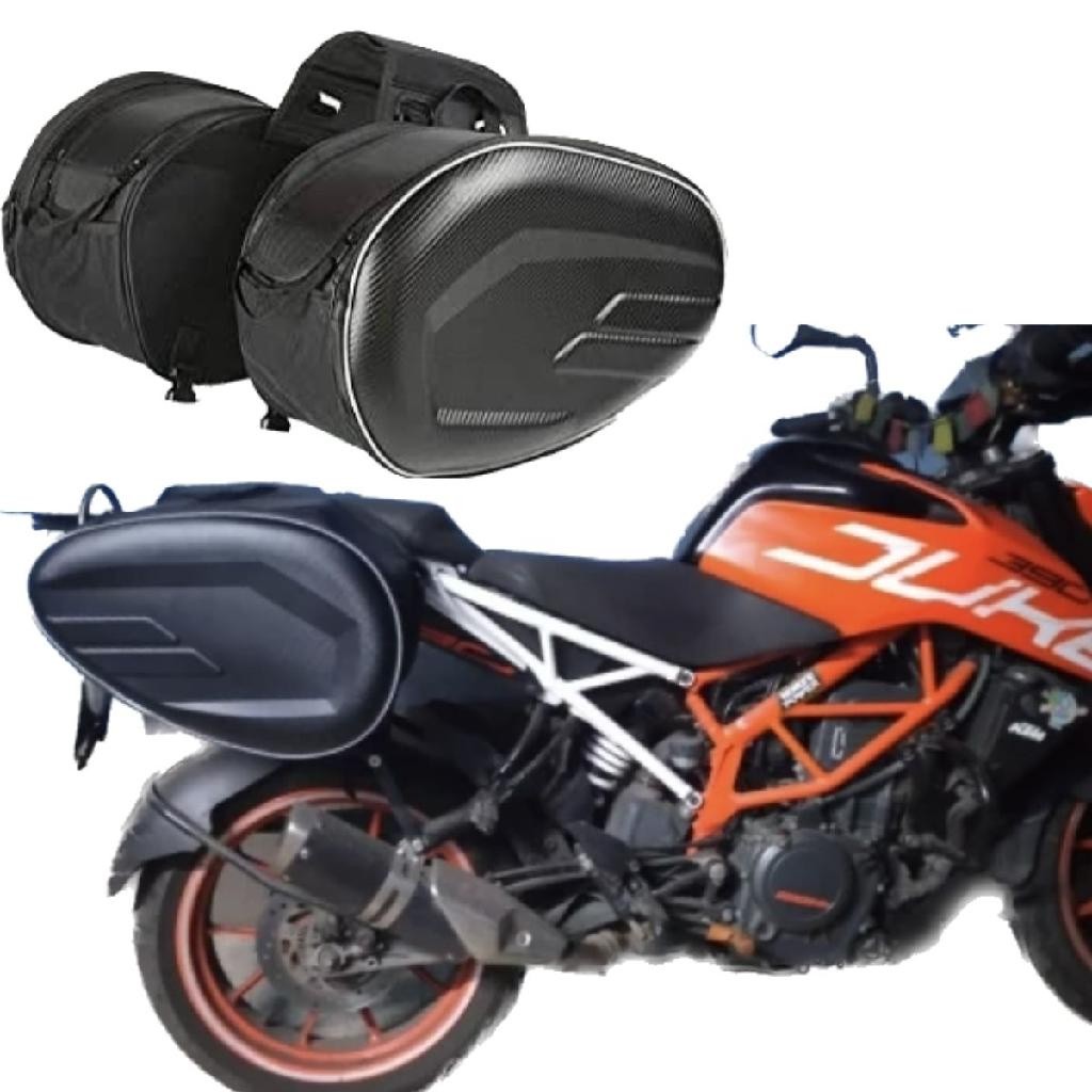 Alforge 58L Lateral Universal Moto Impermeável Reforçada para Scooters Motos Elétricas