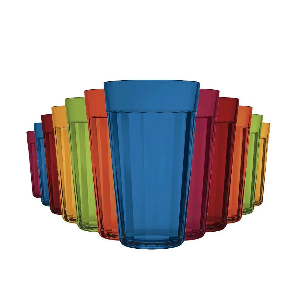 Copo Americano Neon Acrílico 400ml - Praticidade e Estilo