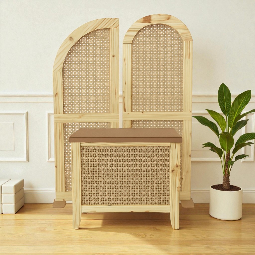 Kit Festa Provençal com Painéis MDF – Mesa do Bolo Estilo Palha para Festas Infantis e Casamentos