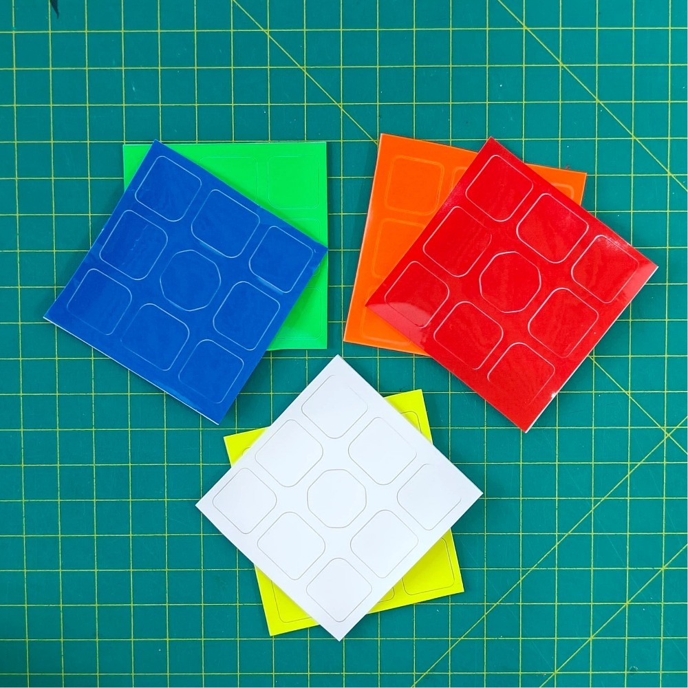 Adesivos Para Cubo Mágico 3x3 Cubo De 56cm Speed Cube